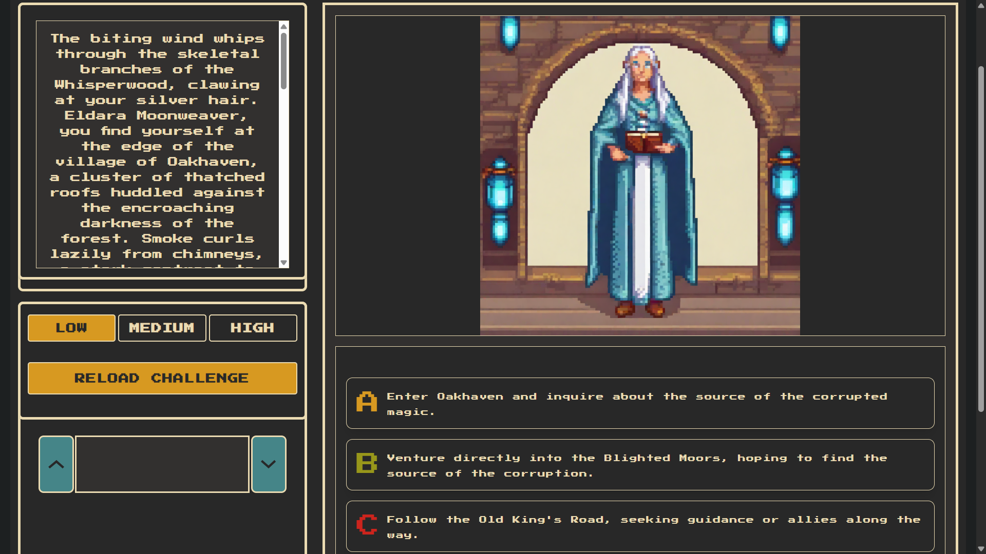 Infinity Gate: AI based Visual Novel